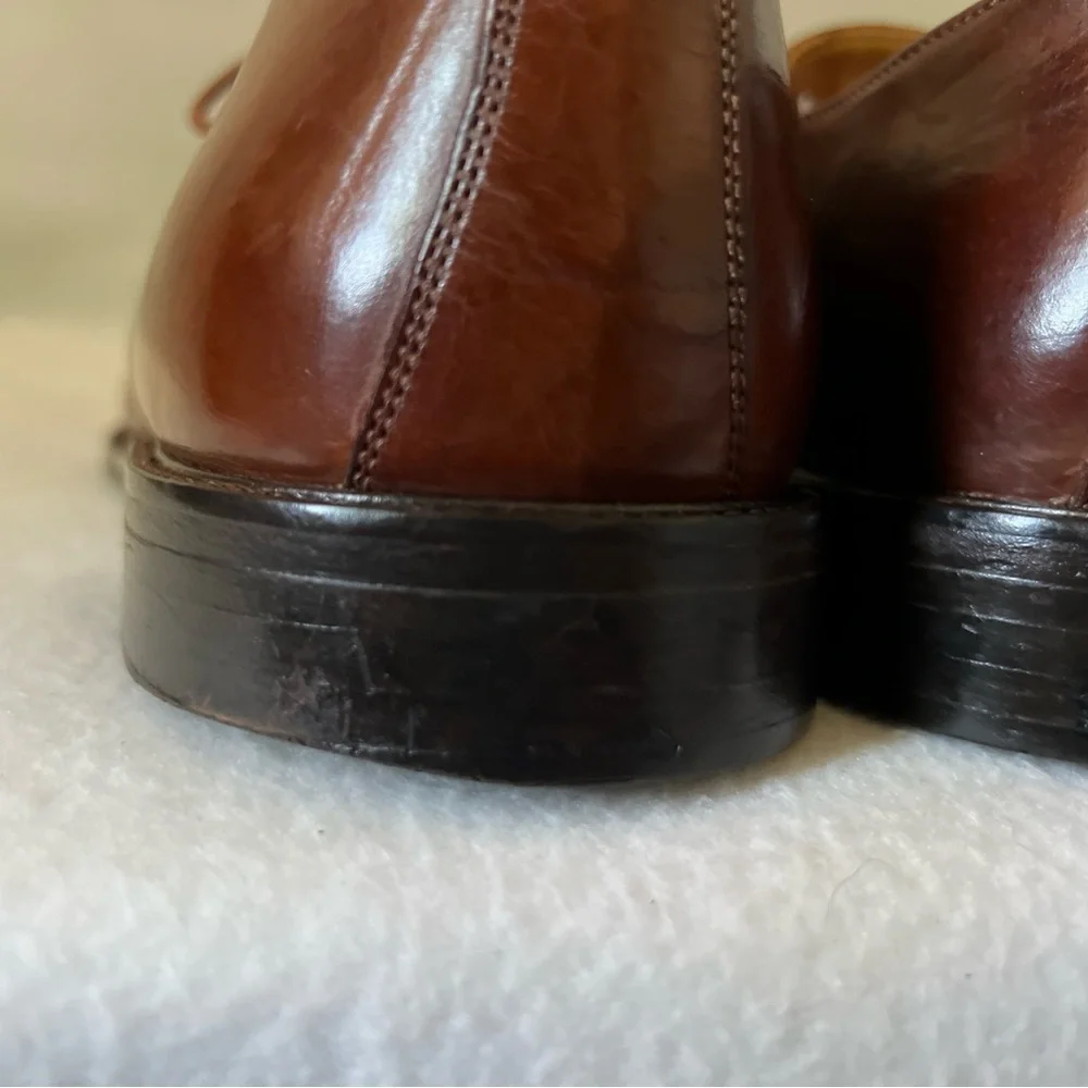 J. Murphy Size 11 1/2M Men’s Brown Leather Lace Up Shoes
